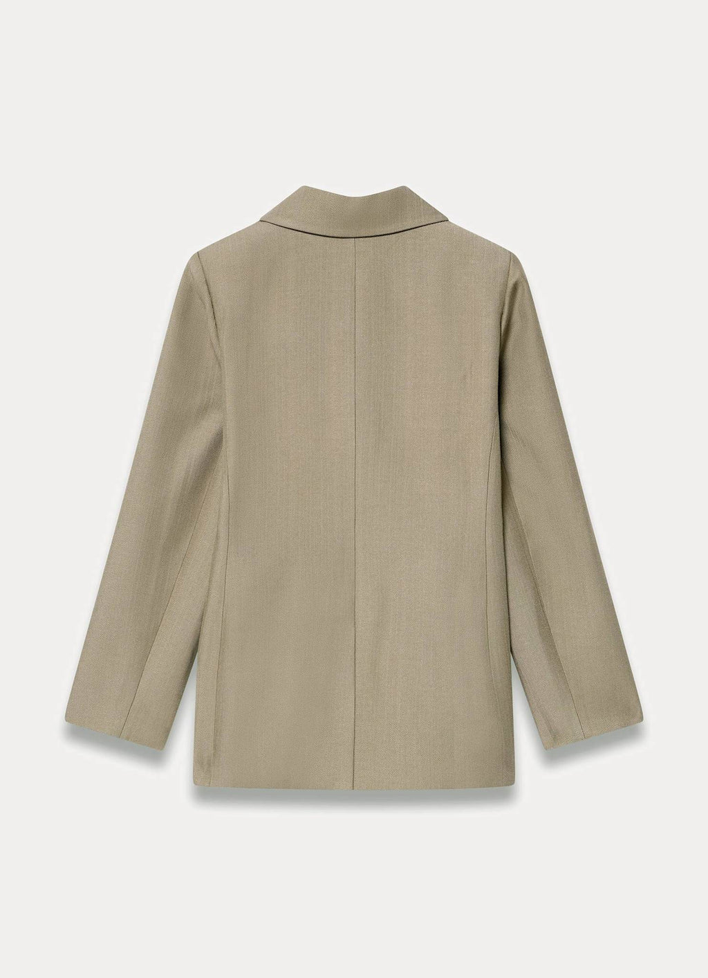 Neutral Shine Tailored Blazer