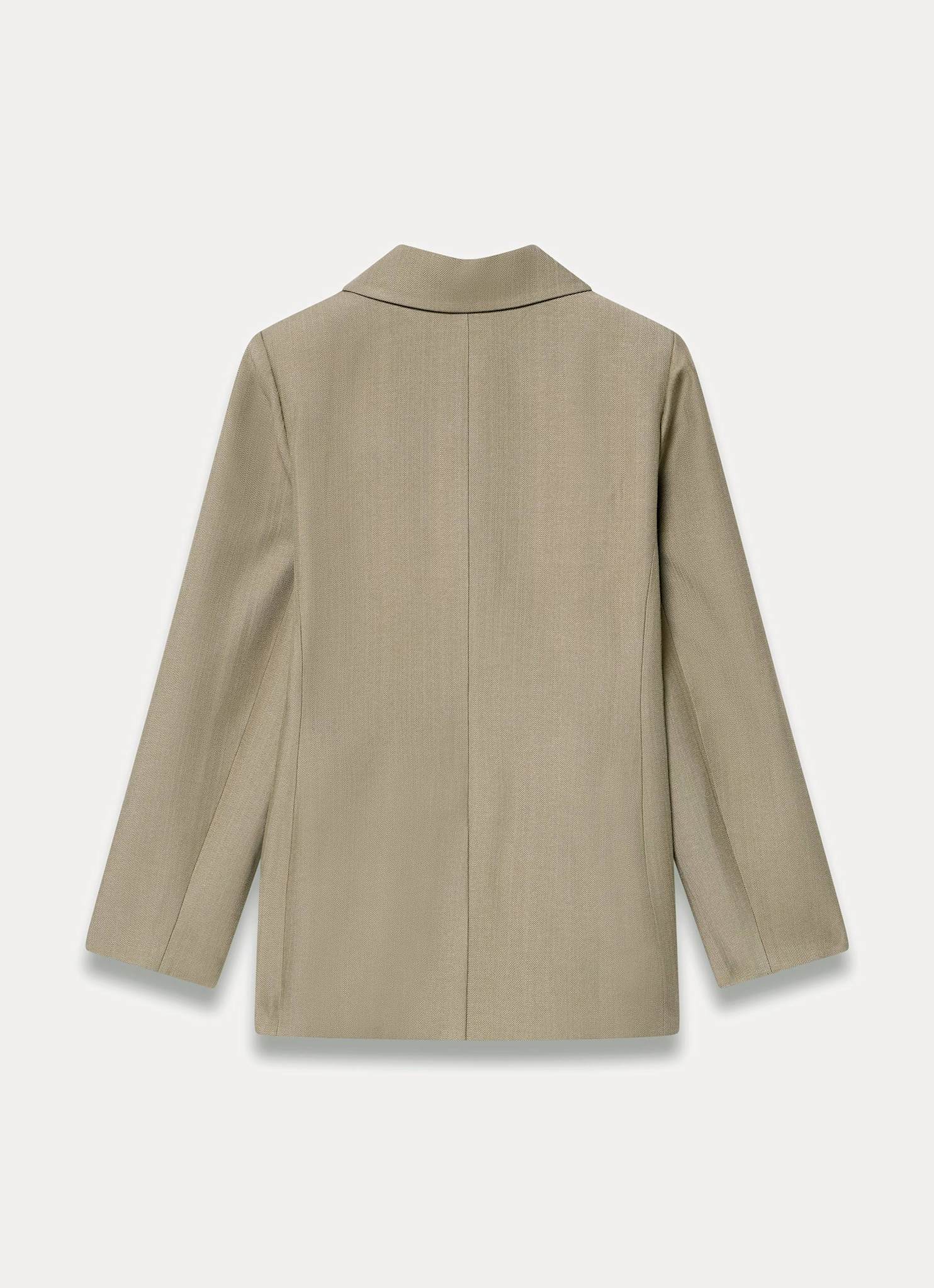 Neutral Shine Tailored Blazer
