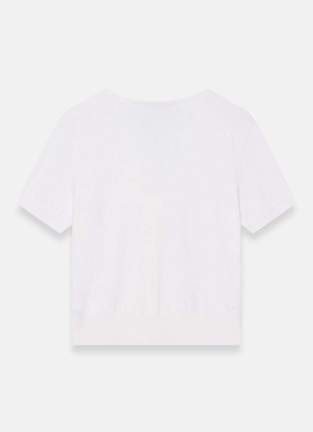 Cream Cotton Lace Trim Top