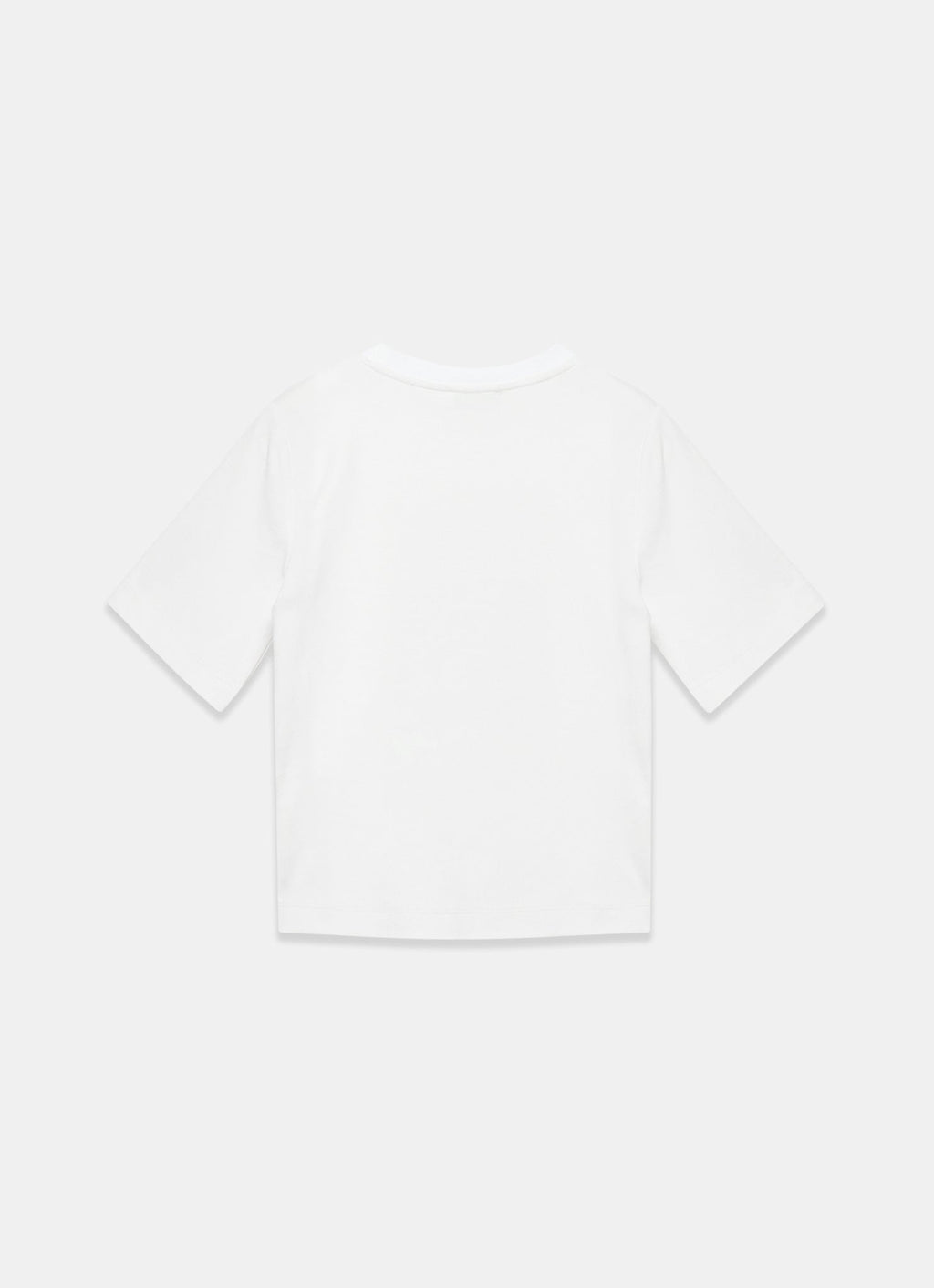 White Cotton Beach Print Ultimate T-Shirt