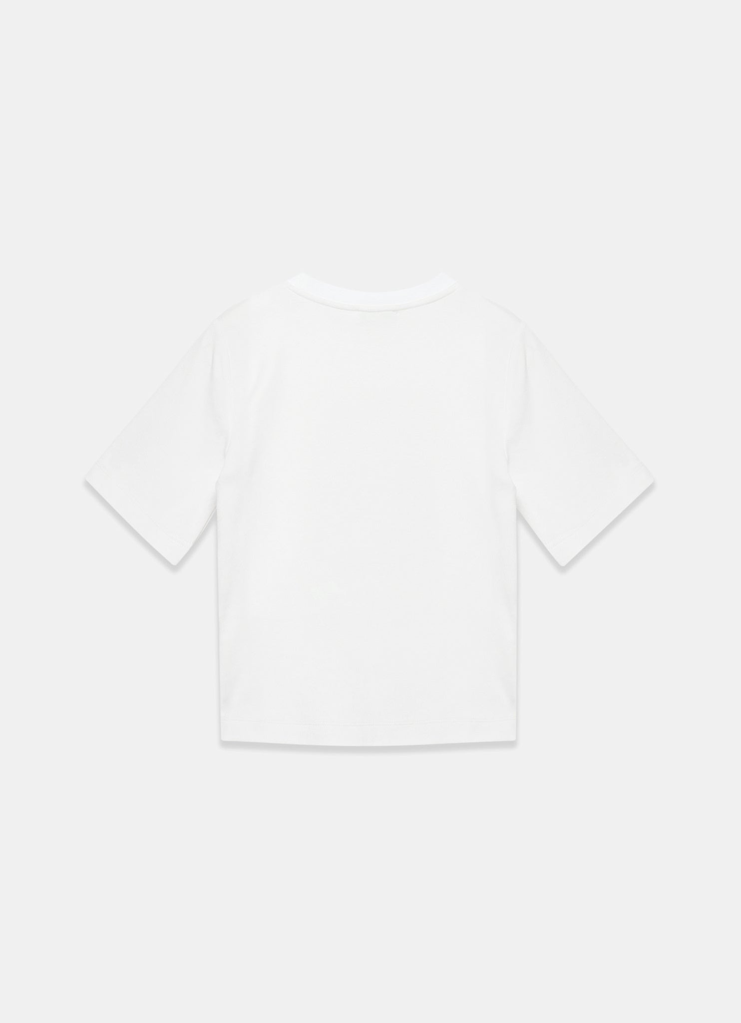 White Cotton Beach Print Ultimate T-Shirt