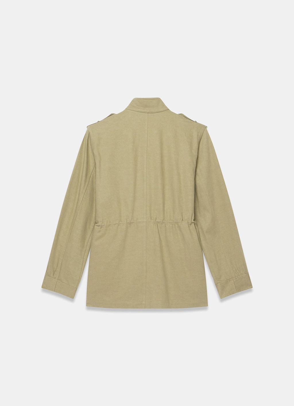 Khaki Washed Pocket Shacket
