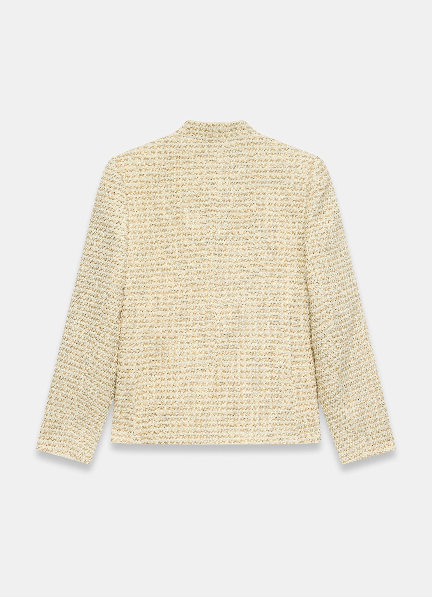Neutral Boucle Pocket Detail Jacket