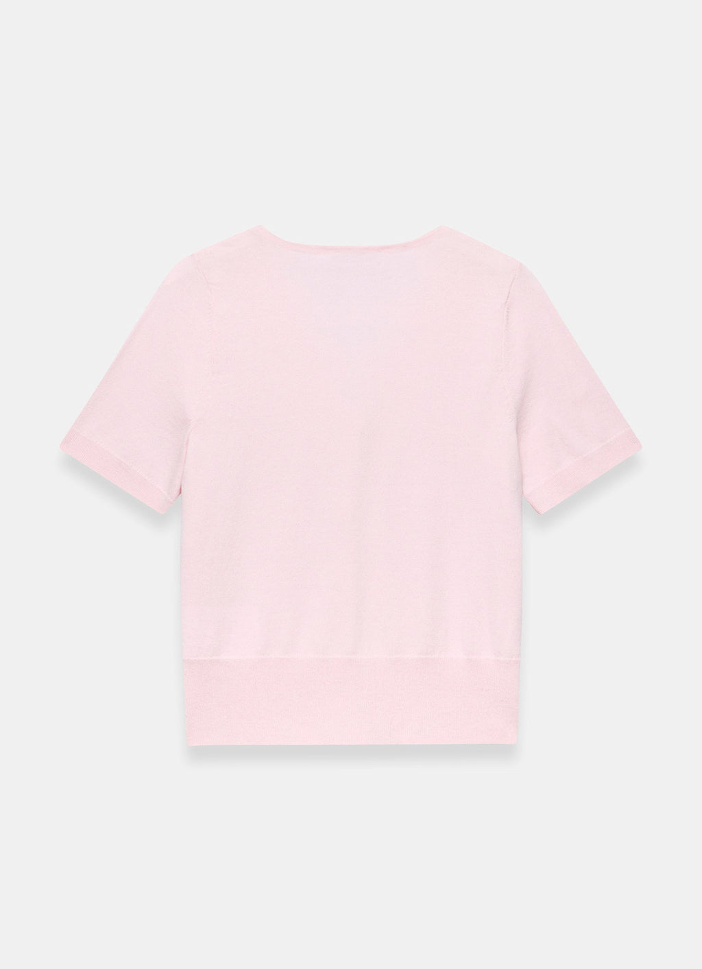 Pink Cotton Lace Trim Top