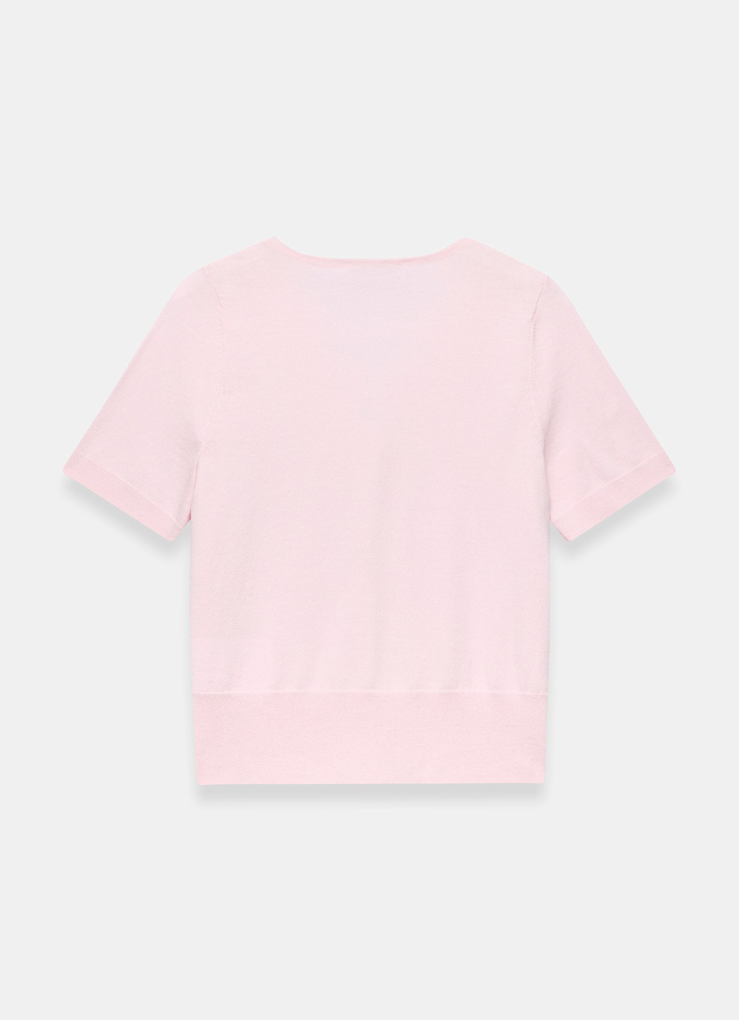 Pink Cotton Lace Trim Top
